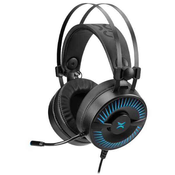 Căști NOXO Dusk Turquoise Black Cu fir/ Gaming photo 1