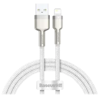 Кабель для телефона CALJK-A02 Baseus USB Type-A + Lightning 2 м/ Белый