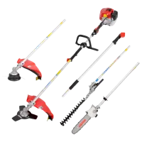 Триммер Hecht 1331 бензиновая/ Красный