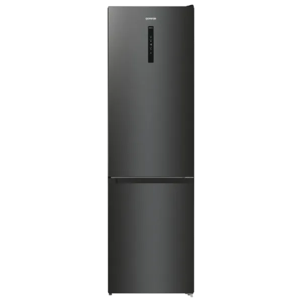 Frigider Gorenje NRK 620 EABXL4 cu congelator jos 331 l / 200 cm / Black photo 1