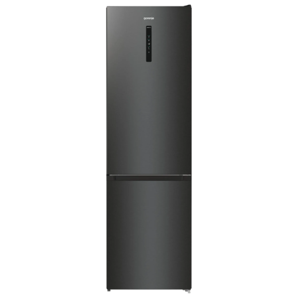 Frigider Gorenje NRK 620 EABXL4 cu congelator jos 331 l / 200 cm / Black photo 1