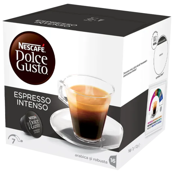 Кофе Nescafe Dolce Gusto Espresso Intenso Капсулы/ Intenso/ 16 капсул photo 1
