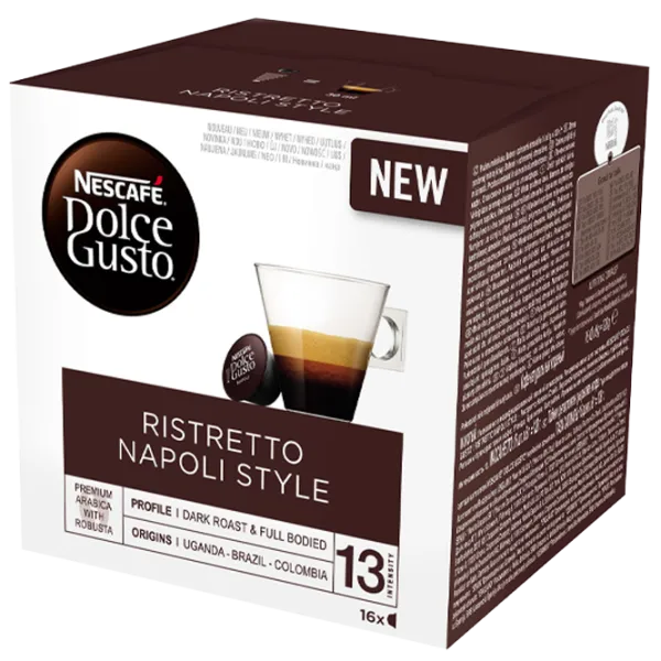 Кофе Nescafe Dolce Gusto Ristretto Napoli Style Капсулы/ Espresso/ 16 капсул photo 1