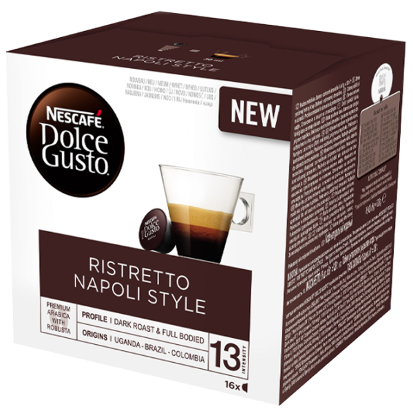 Кофе Nescafe Dolce Gusto Ristretto Napoli Style Капсулы/ Espresso/ 16 капсул photo 1