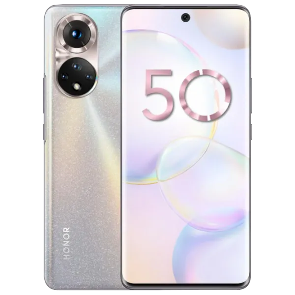 Honor 50 5G 8 ГБ/ 256 ГБ/ Dual SIM/ Crystal Frost photo 1