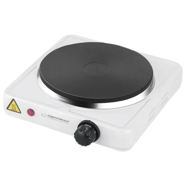 Plită de masă Esperanza EKH002W Electrică/ White photo 1