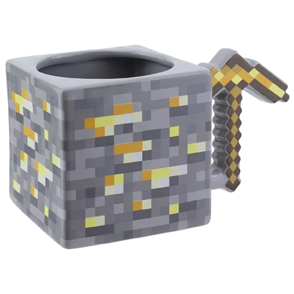 Кружка Minecraft Gold Pickaxe Mug 450 мл photo 1