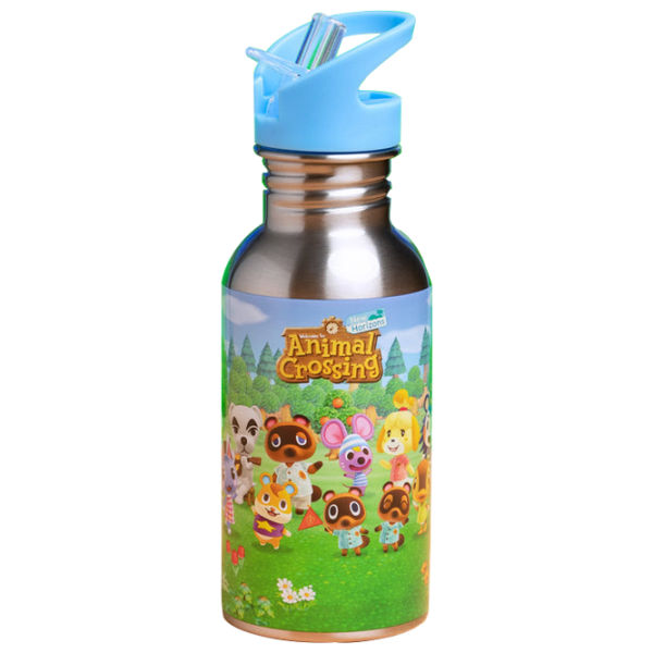 Sticlă pentru apă Fan Paladone Water Bottle with Straw Silver photo 1