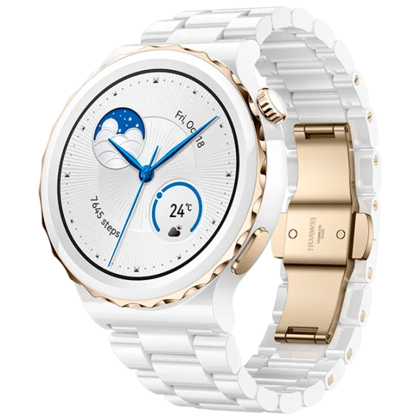 Умные часы Huawei Watch GT 3 Pro 1.32"/ 43 мм/ Белый - Белый photo 1