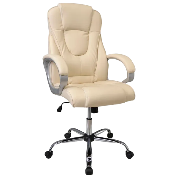 Fotoliu de birou DecoPrim BX-0050 Piele artificială/ Beige photo 1