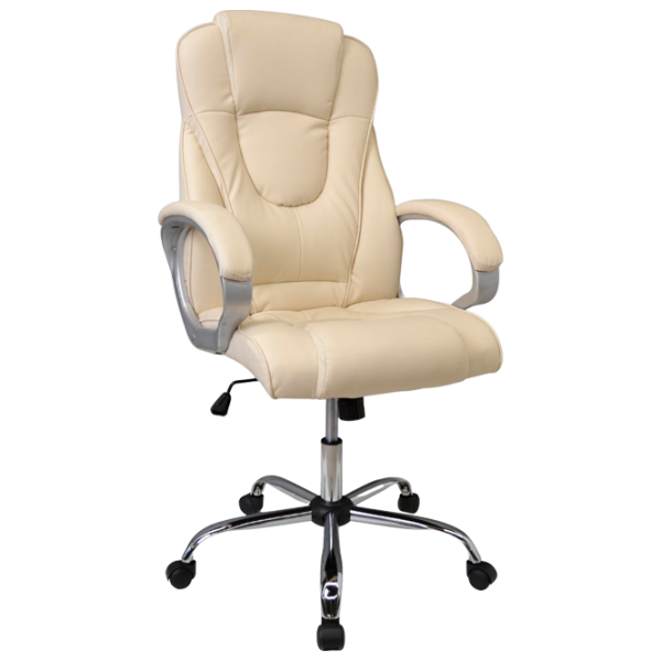 Fotoliu de birou DecoPrim BX-0050 Piele artificială/ Beige photo 1