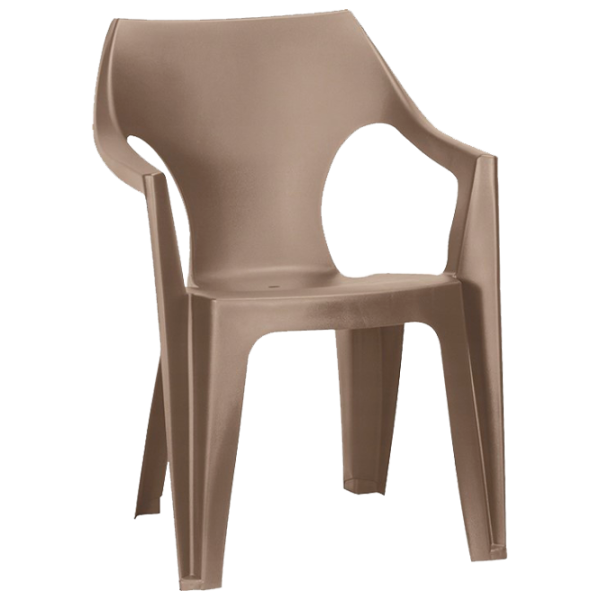 Scaun de grădină Keter Dante Low Back Plastic/ Plastic/ Cappucino photo 1 Scaun de grădină Keter Dante Low Back Plastic/ Plastic/ Cappucino photo 1