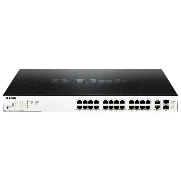 Switch D-Link DGS-1100-26MPP/ B1A Черный photo 1