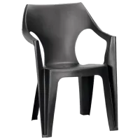 Садовый стул Keter Dante Low Back Пластик/ Пластик/ Графитовый