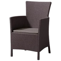 Scaun de grădină Keter Iowa Plastic/ Plastic/ Brown Beige