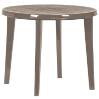 Masă de grădină Keter Lisa Cappuccino (251073) Rotund/ Cappucino