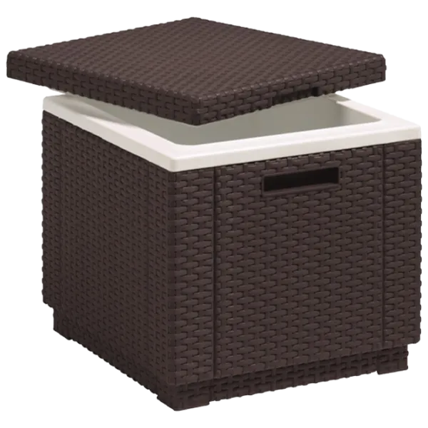 Masă de grădină Keter Ice Cube Brown (209457) Pătrat/ Brown photo 1