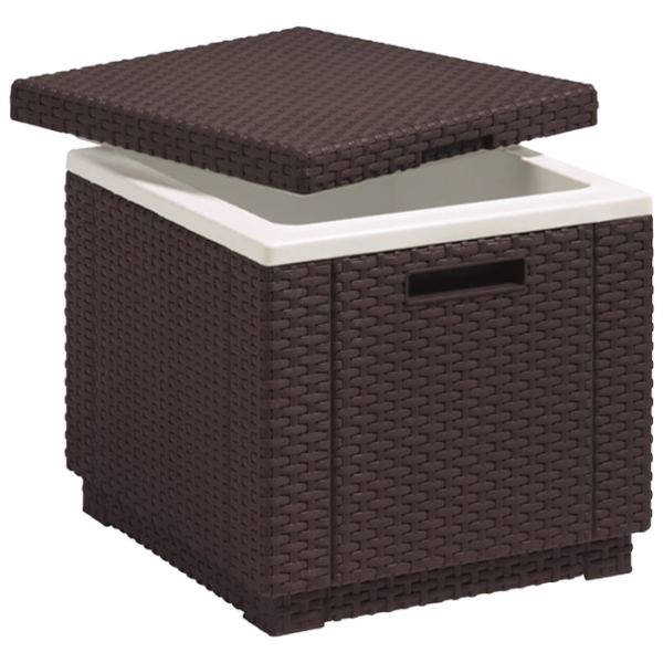 Masă de grădină Keter Ice Cube Brown (209457) Pătrat/ Brown photo 1