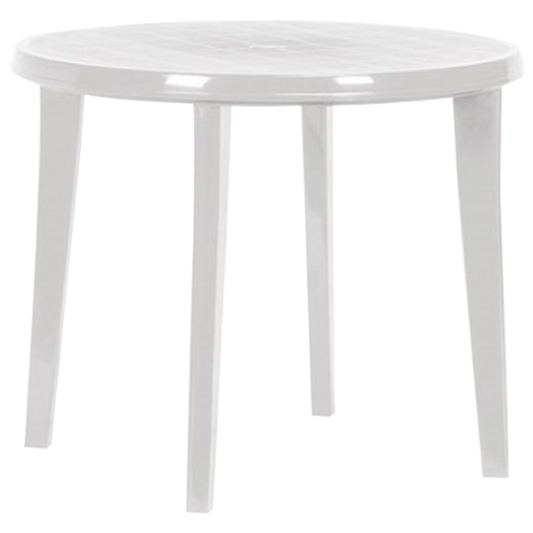 Masă de grădină Keter Lisa (218050) Rotund/ White photo 1
