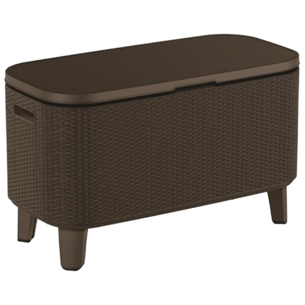 Садовый стол Keter Bevy Bar Large Cool (246857) Овальный/ Коричневый photo 1
