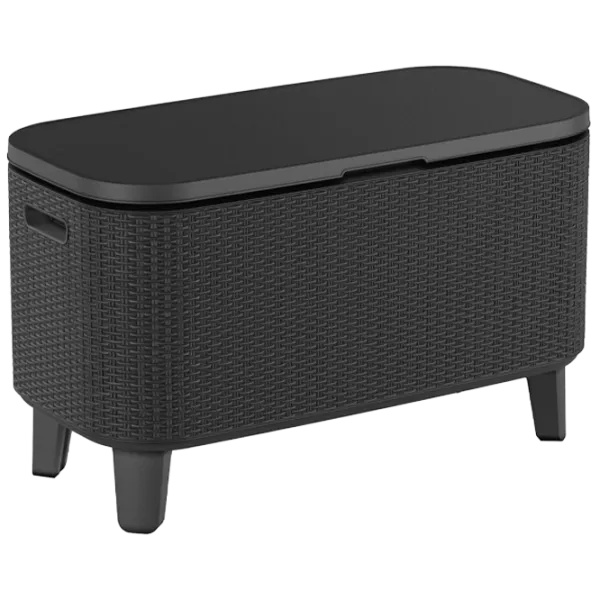 Masă de grădină Keter Bevy Bar Large Cool (246853) Oval/ Graphite photo 1
