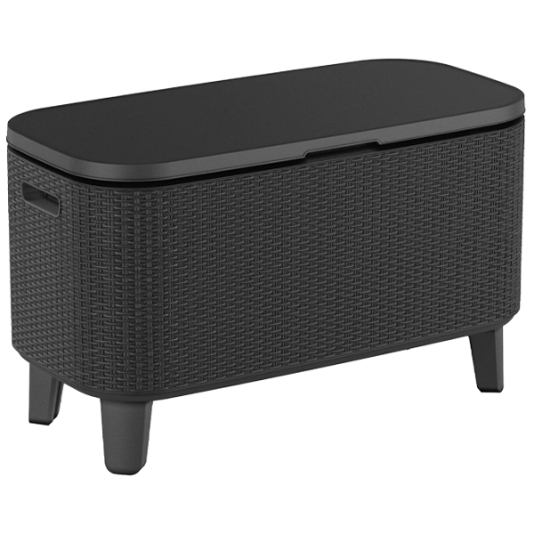 Masă de grădină Keter Bevy Bar Large Cool (246853) Oval/ Graphite photo 1