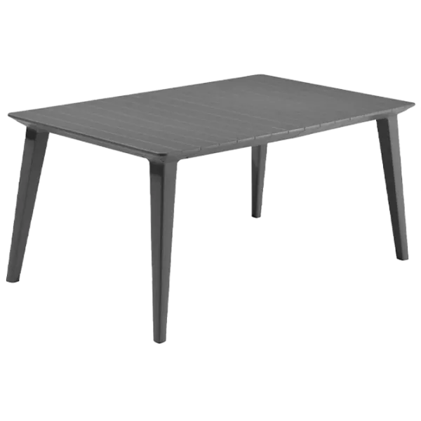 Masă de grădină Keter Lima 160 (226499) Pătrat/ Cappuccino Graphite photo 1