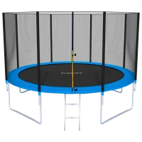 Trambulină FunFit TMP-12FT Blue/ Diametru - 374 cm