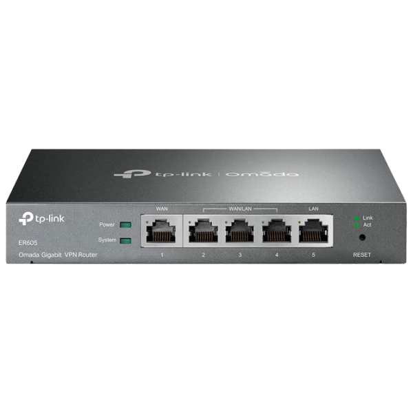 Switch TP-Link ER605 Серый photo 1