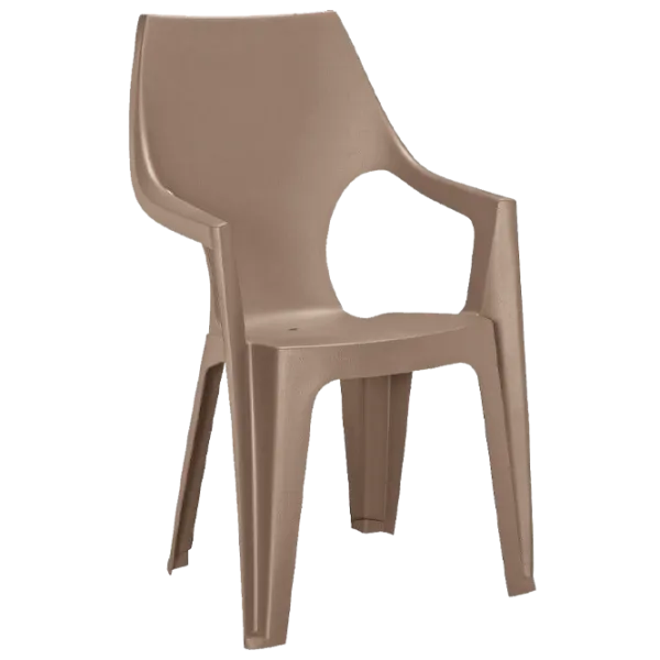 Scaun de grădină Keter Dante Plastic/ Plastic/ Cappucino photo 1 Scaun de grădină Keter Dante Plastic/ Plastic/ Cappucino photo 1