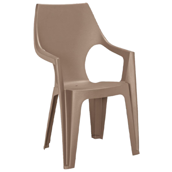 Scaun de grădină Keter Dante Plastic/ Plastic/ Cappucino photo 1 Scaun de grădină Keter Dante Plastic/ Plastic/ Cappucino photo 1