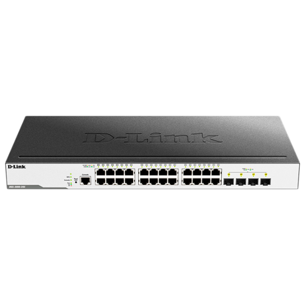 Switch D-Link DGS-3000-28X/ B1A Black photo 1