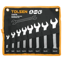 Набор открытых ключей Tolsen 15076 Количество в наборе: 8 шт.