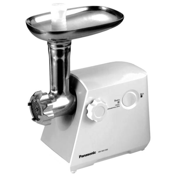 Mașină de tocat carne Panasonic MK-MG1300WTQ 1300 W/ 1.2 kg/ min/ White photo 1
