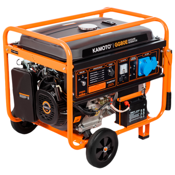 Generator de curent Kamoto GG80E 220 V Benzină/ 7.7 kW photo 1