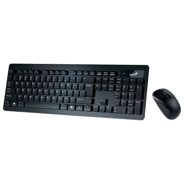 Tastatura & Mouse Genius SlimStar 8005 Fără fir/ Black photo 1