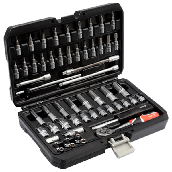 Set chei tubulare cu clichet Yato YT14501 Cantitatea în set: 56 buc. photo 1