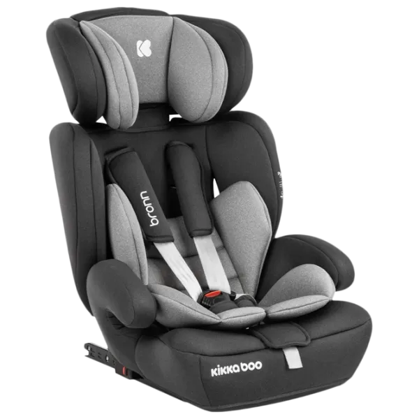 Детское автокресло Kikka Boo Bronn  9 месяцев - 12 лет / 36 кг / Серый photo 1