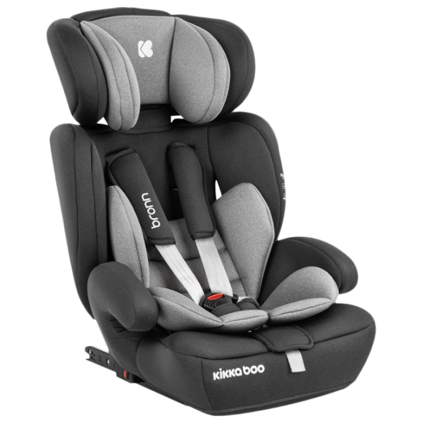 Детское автокресло Kikka Boo Bronn  9 месяцев - 12 лет / 36 кг / Серый photo 1