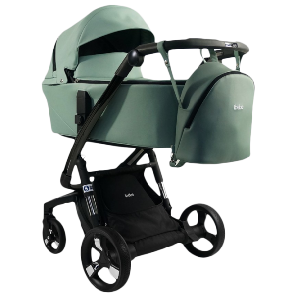 Детская коляска ibebe istop 1004528-006/ Зелёный photo 1