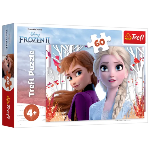 Пазл 2D Trefl Anna and Elsa 4+/ Количество деталей: 60 photo 1 Пазл 2D Trefl Anna and Elsa 4+/ Количество деталей: 60 photo 1