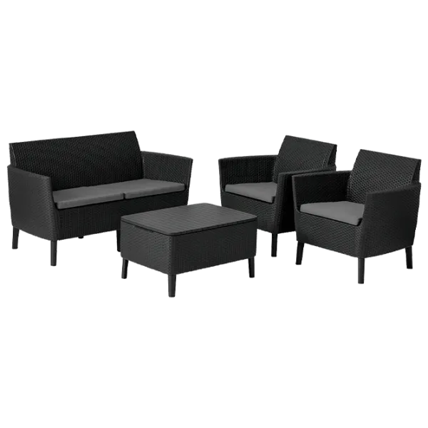 Set mobilă terasă Keter Salemo Aluminiu/ Plastic/ Plastic/ Graphite photo 1