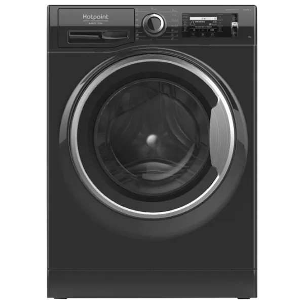 Mașină de spălat Hotpoint-Ariston NLCD 945 BS A 9 kg / 1400 rpm / Black photo 1