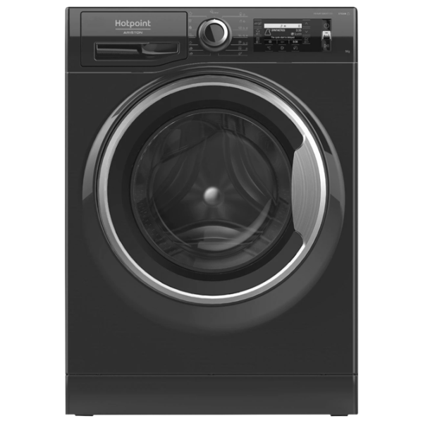 Mașină de spălat Hotpoint-Ariston NLCD 945 BS A 9 kg / 1400 rpm / Black photo 1