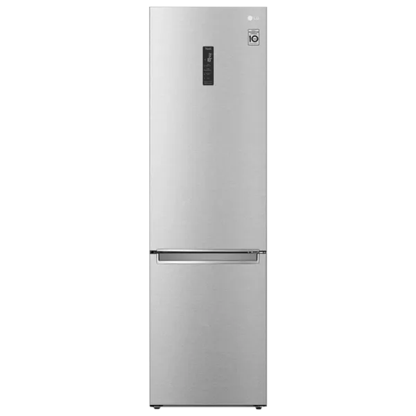 Frigider LG GW-B509SAUM cu congelator jos 384 l / 203 cm / Inox photo 1