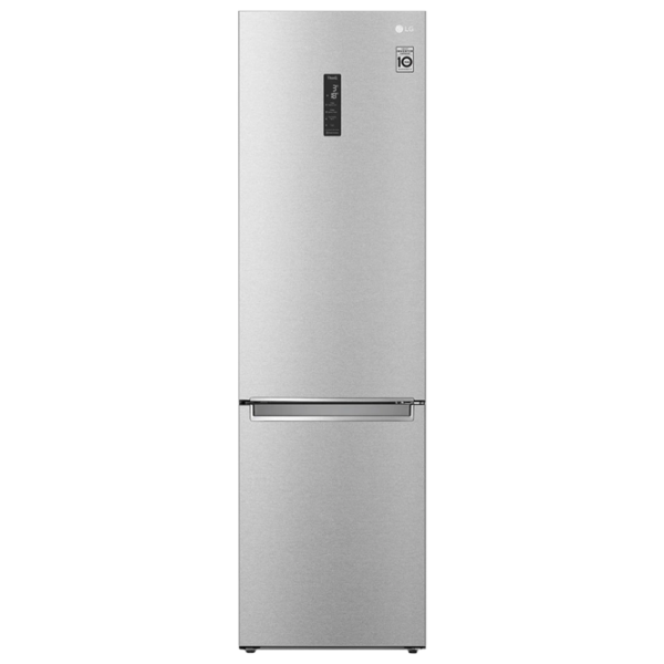 Frigider LG GW-B509SAUM cu congelator jos 384 l / 203 cm / Inox photo 1