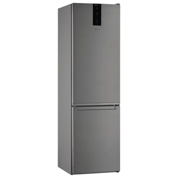 Frigider Whirlpool W7 911O OX cu congelator jos 368 l / 201 cm / Inox photo 1