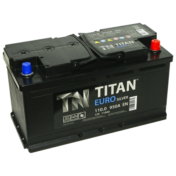 Авто аккумулятор Titan EUROSILVER 110.0 A/ h R+ 950A photo 1 Авто аккумулятор Titan EUROSILVER 110.0 A/ h R+ 950A photo 1