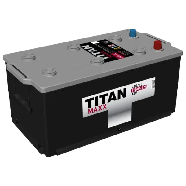 Авто аккумулятор Titan MAXX 225.3 A/ h L+ 1450A photo 1