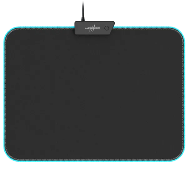 Covoraș pentru mouse Hama Lethality 200 Illuminated Blue Black photo 1